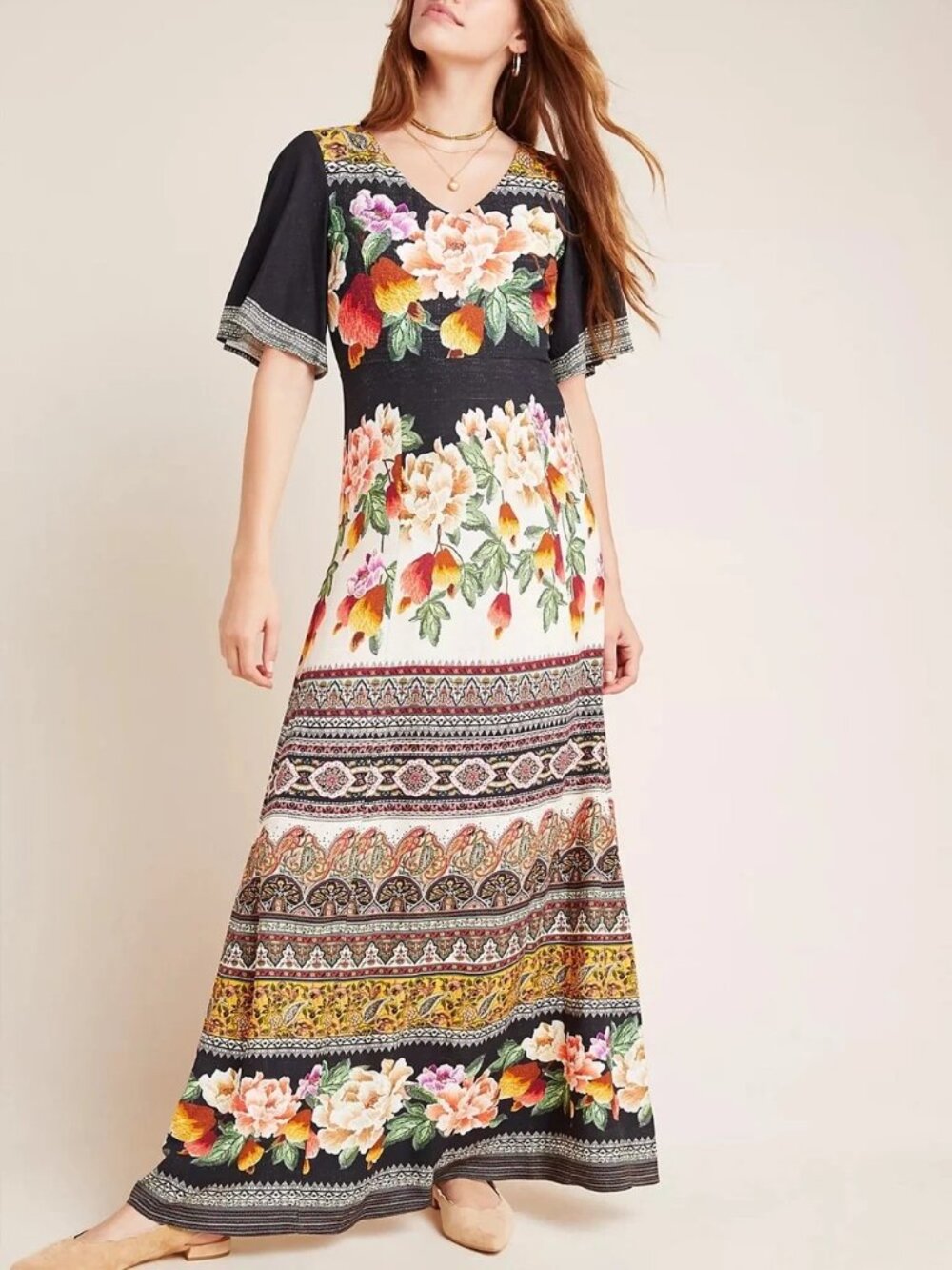 Farm Rio x Anthropologie Esmeralda Dress - Medium